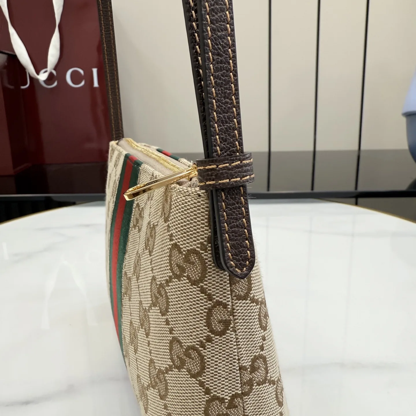 Gucci Brown Generation Quilted Leather Shoulder Bag product photo from LabelPicks