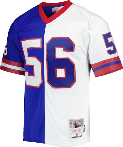 Lawrence Taylor New York Giants 1986 Split Legacy Replica Jersey - Royal/White