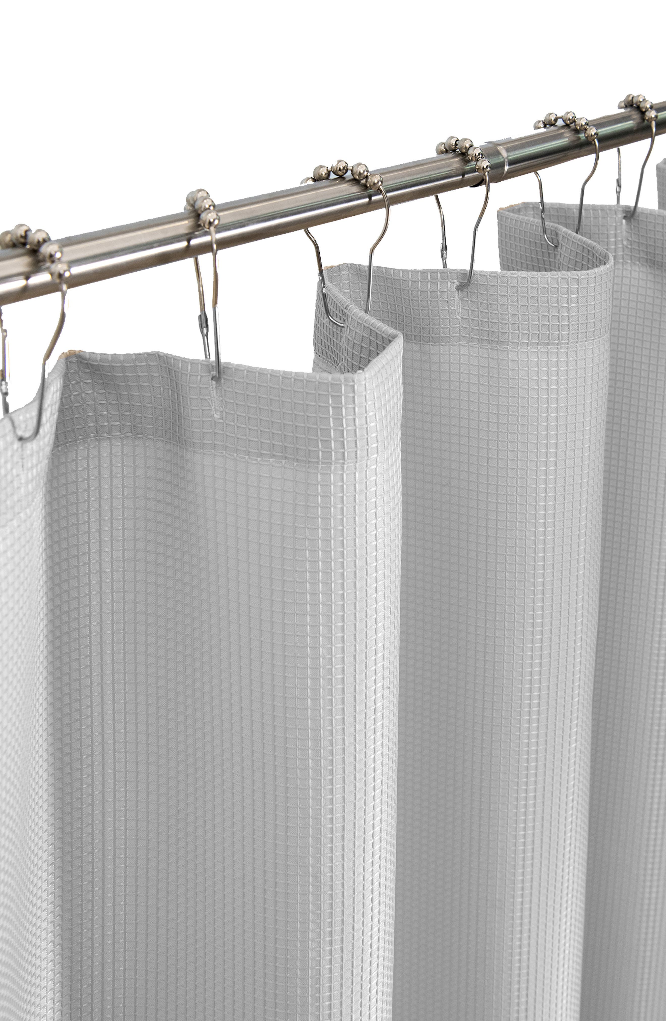 DAINTY HOME Hotel Collection Waffle Shower Curtain