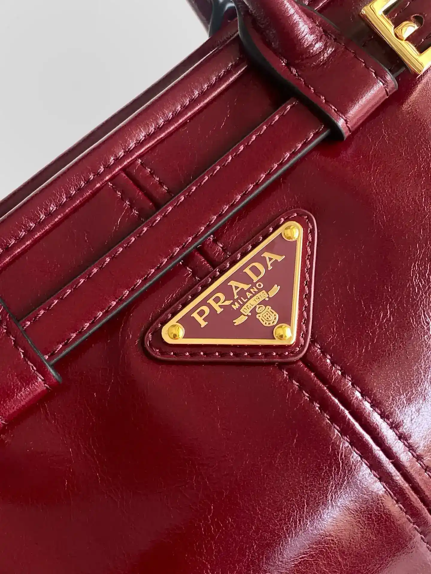 Prada Polished Top Handle Bag product photo from LabelPicks