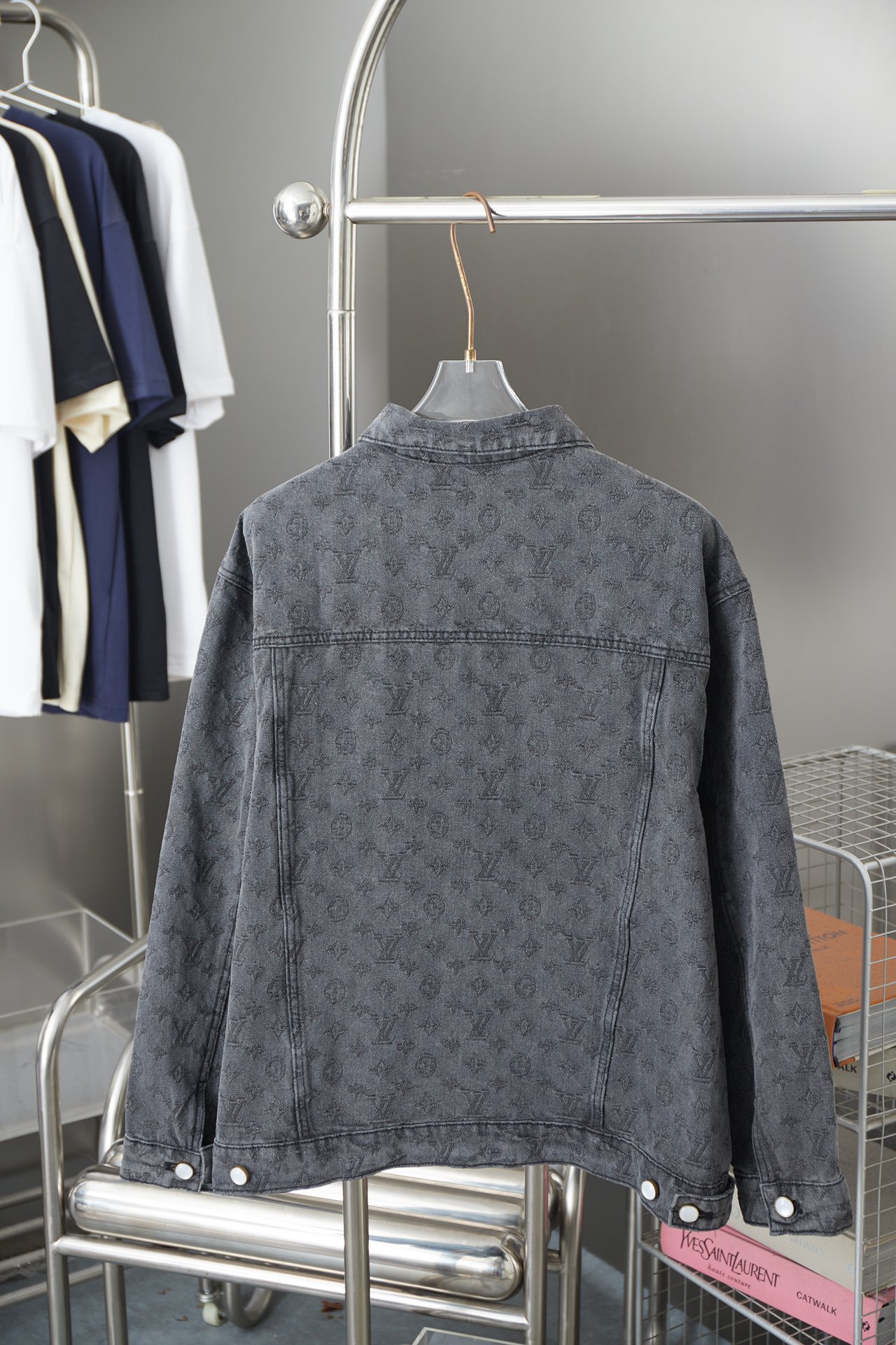 Fashionable Monogram Long Sleeved Denim Jackets