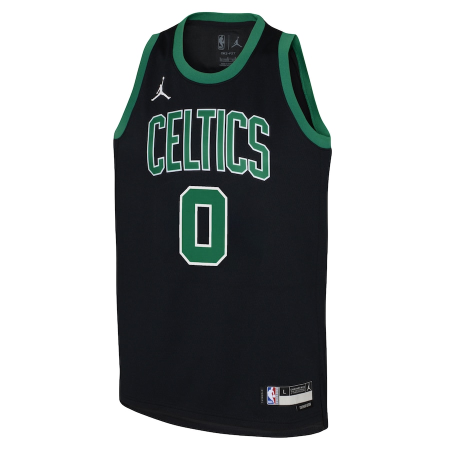 Jayson Tatum Boston Celtics Jordan Brand Youth Swingman Jersey - Statement Edition - Black