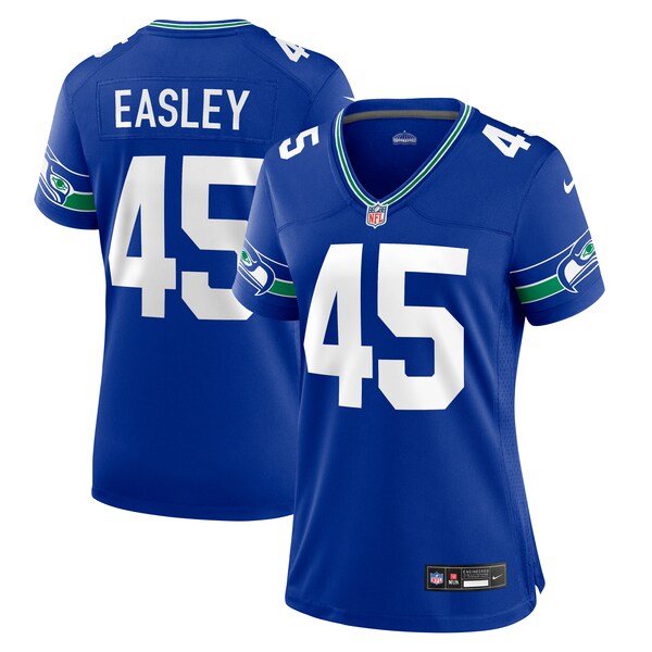 Kenny Easley Seattle Seahawks Nike Women's Throwback Retired Player Game Jersey - Royal/Navy