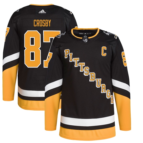 Sidney Crosby Pittsburgh Penguins adidas Alternate Primegreen Authentic Player Jersey - Black