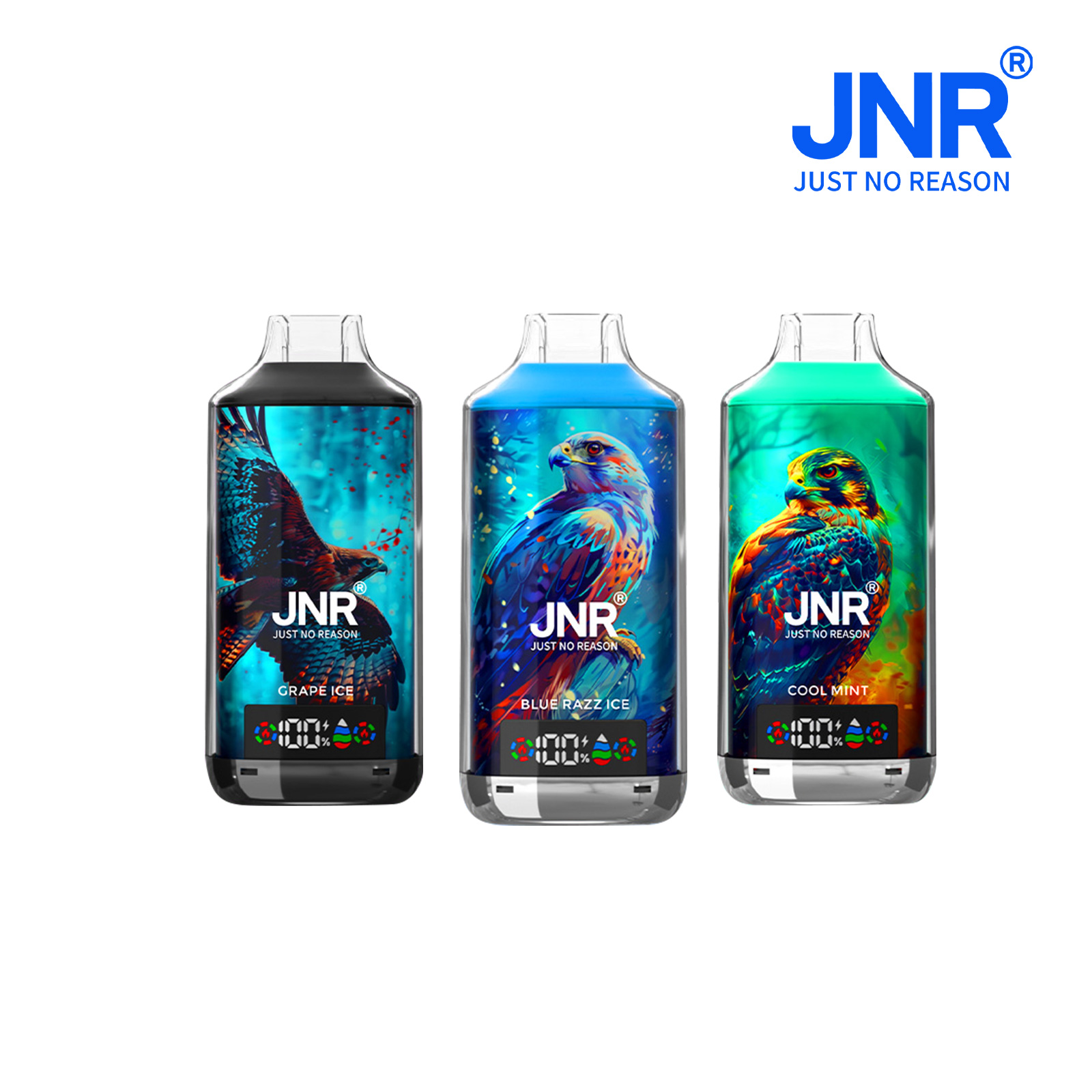 JNR Falcon X 18K Custom Mix & Match Box (2%, 18000 Puffs)