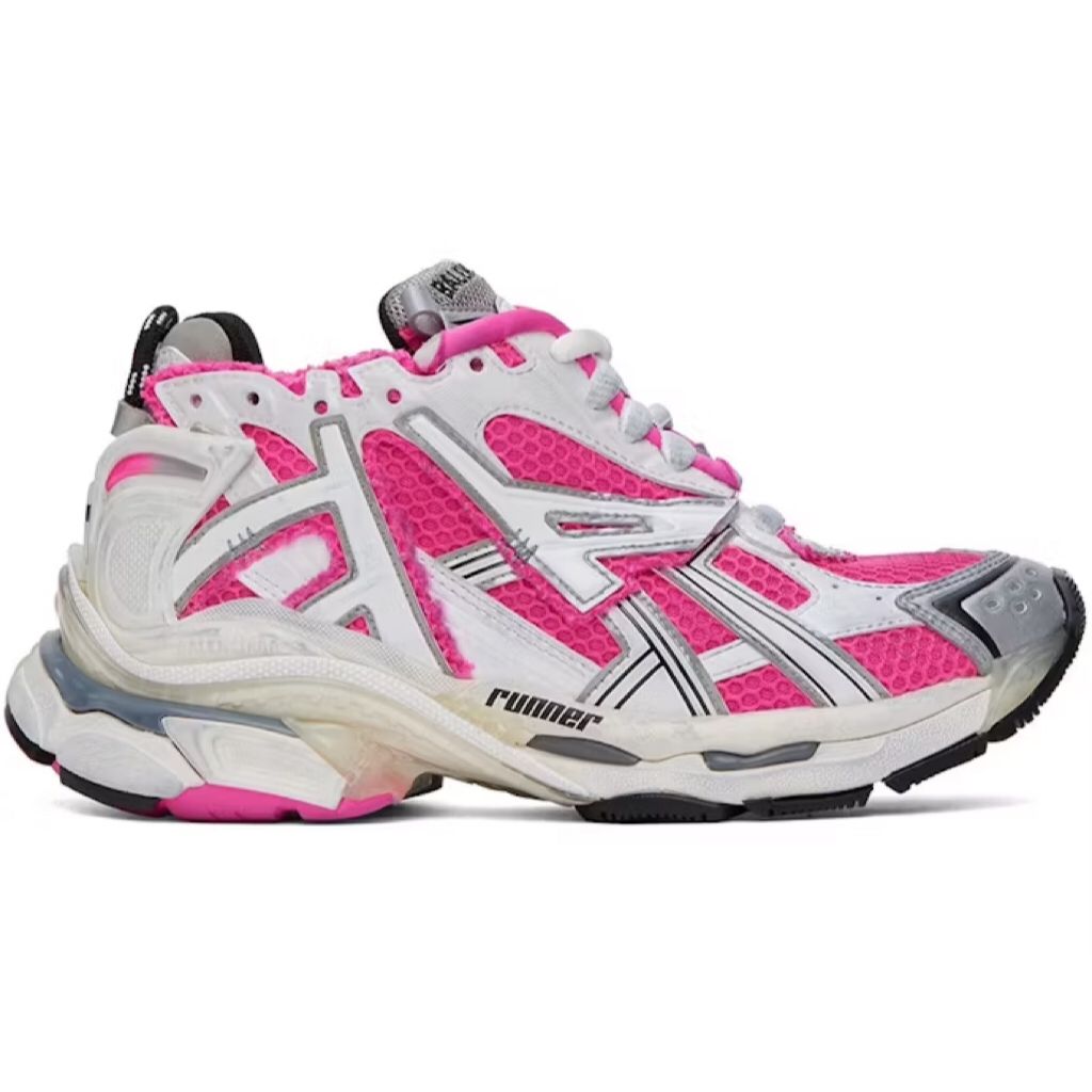 Balenciaga Runner White Fluo Pink