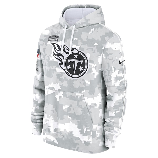Tennessee Titans Nike 2024 Salute to Service Club Fleece Pullover Hoodie - Arctic Camo
