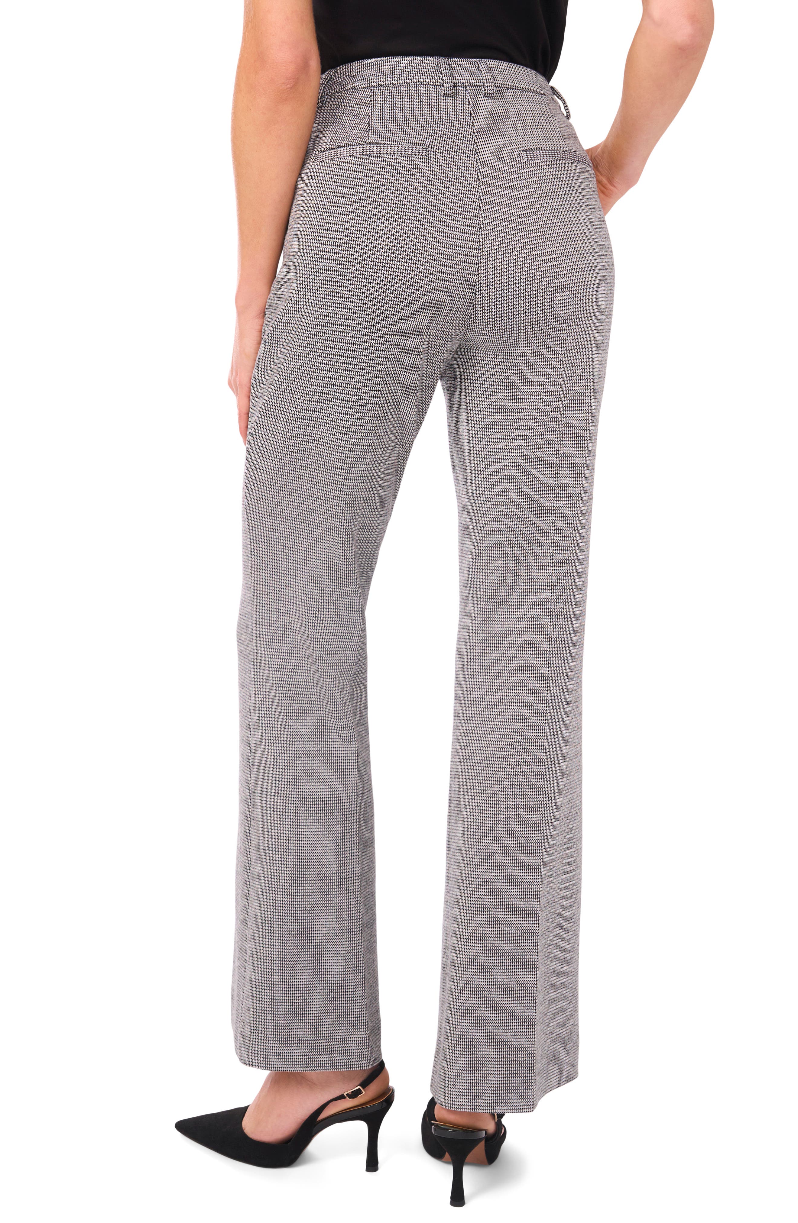 Halogen® Houndstooth Flare Leg Pants