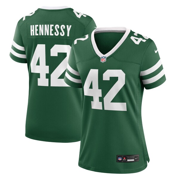 Thomas Hennessy New York Jets Nike Women's Team Game Jersey - Legacy Green