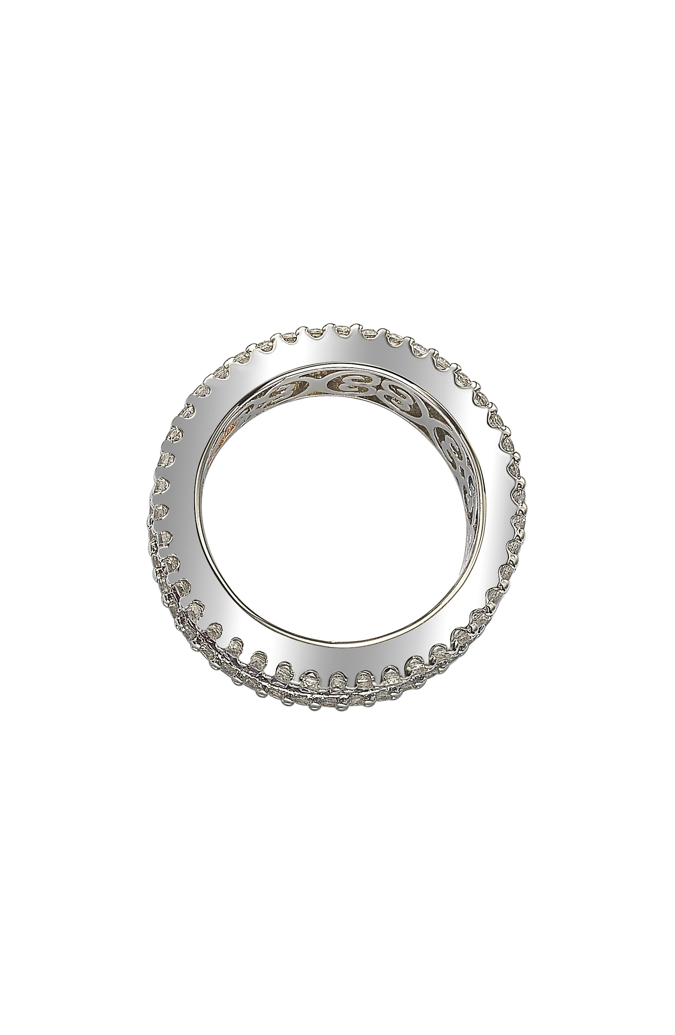SUZY LEVIAN Multicolor Cubic Zirconia Eternity Band Ring