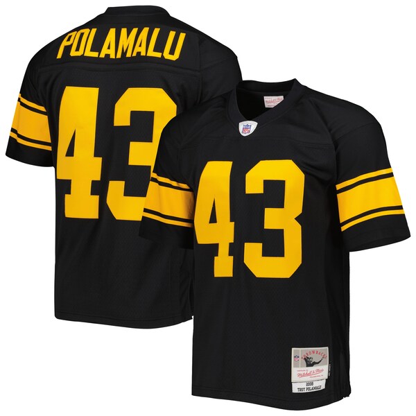 Troy Polamalu Pittsburgh Steelers Legacy Replica Jersey - Black