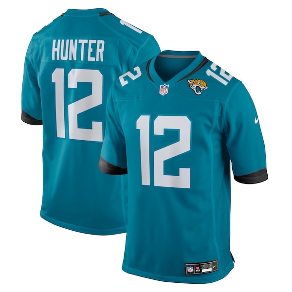 Travis Hunter Jacksonville Jaguars Nike 2025 NFL Draft First Round Pick Game Jersey - Teal/Black/White