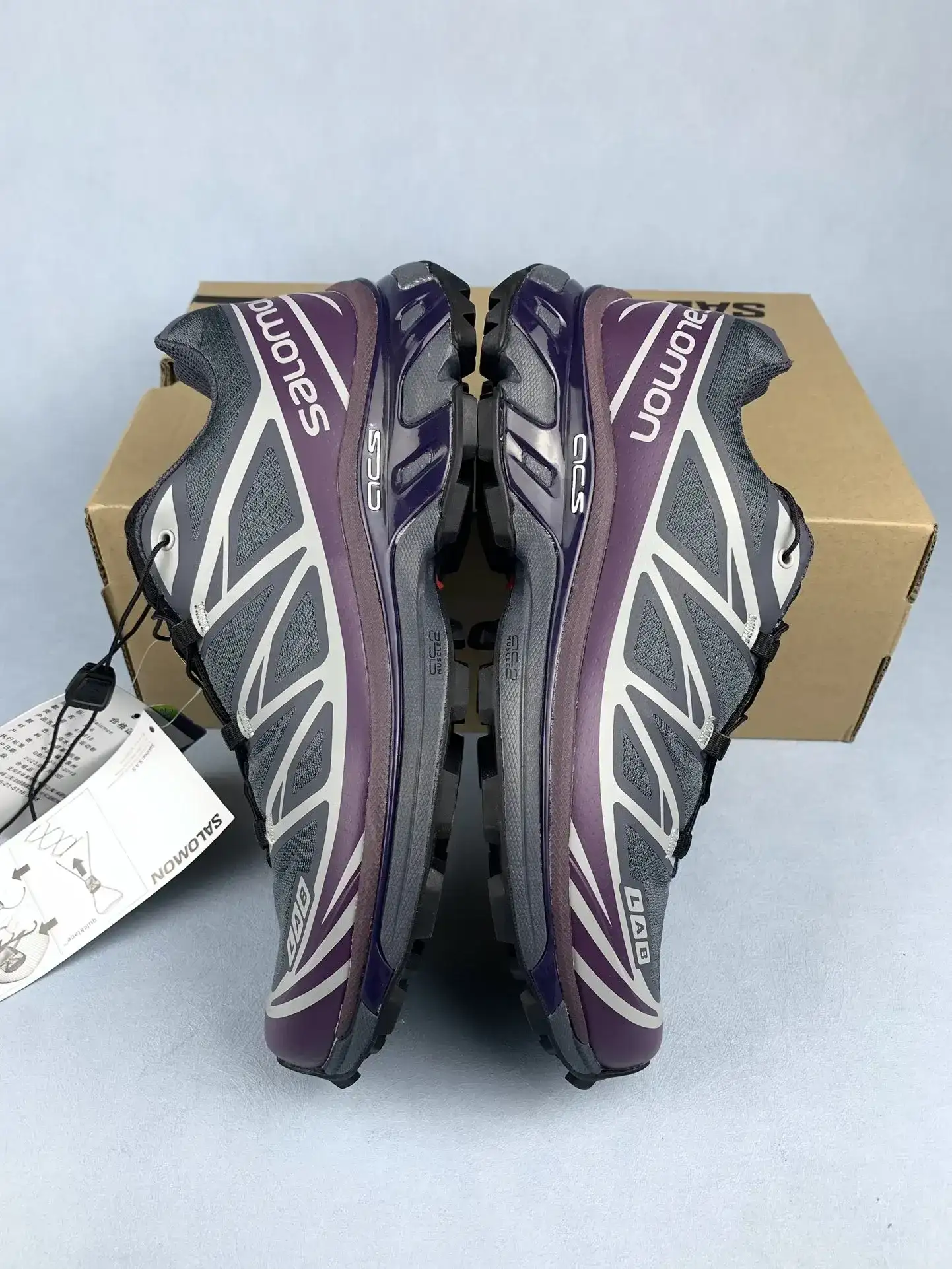 Salomon XT-6 “Black Purple” Shoes product photo from LabelPicks