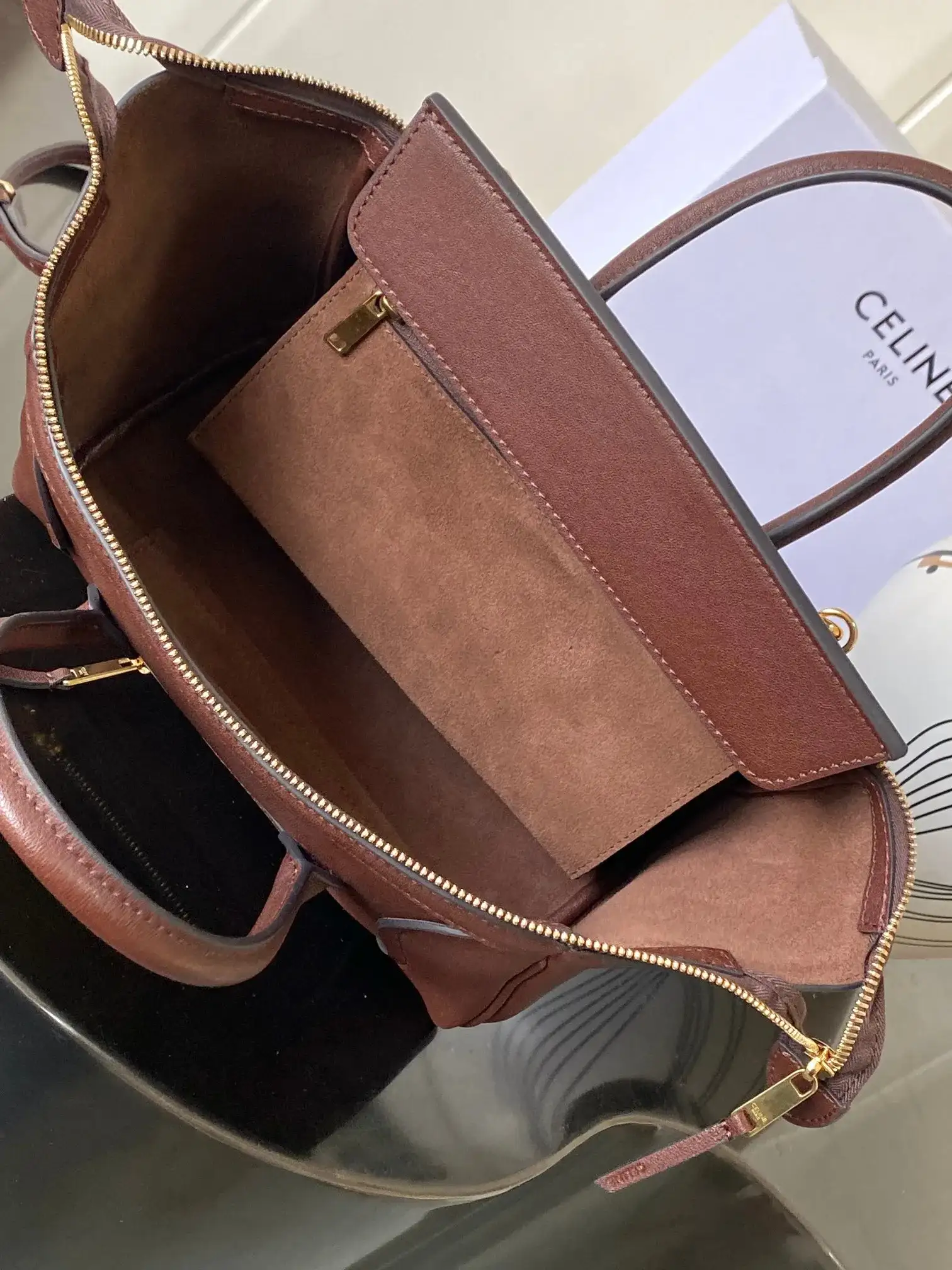 Celine Lambskin Luggage Top Handle Bag product photo from LabelPicks