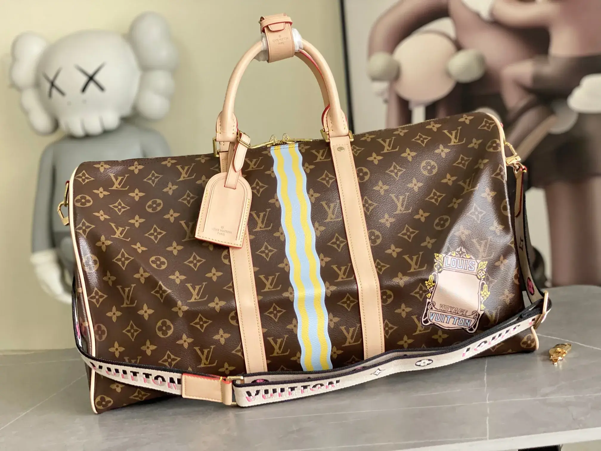 Louis Vuitton Monogram Canvas Keepall Tote Bag product photo from LabelPicks