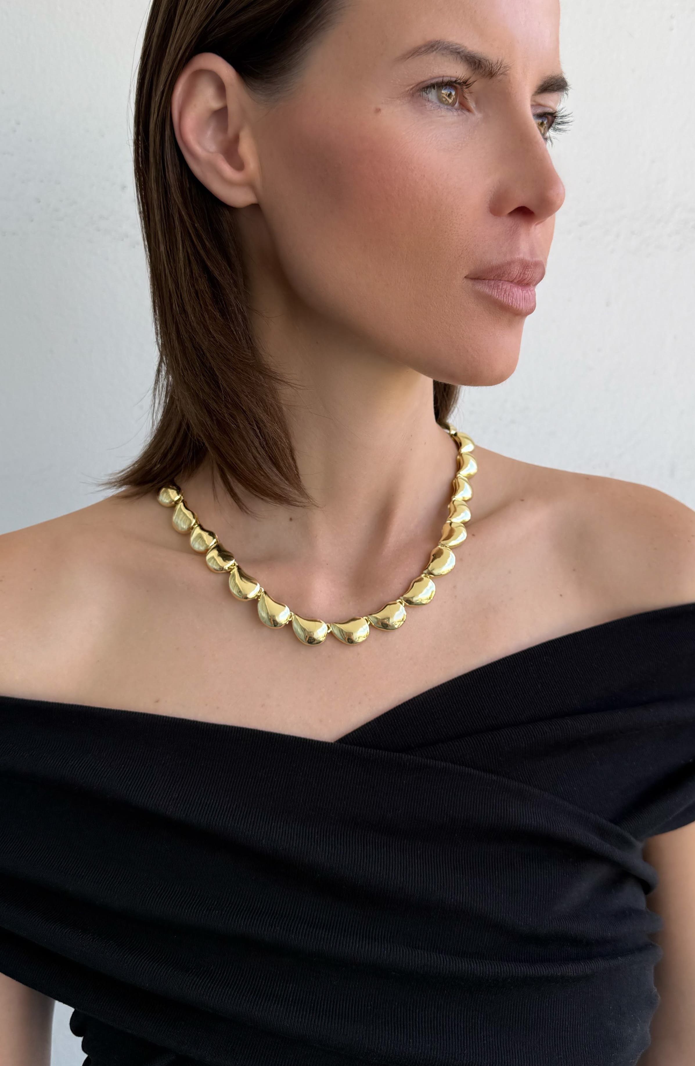 Adornia Teardrop Chain Necklace