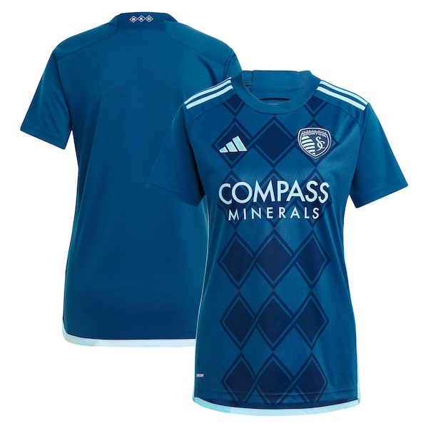 Sporting Kansas City adidas Women's 2024 Diamonds Our Forever Replica Jersey – Navy