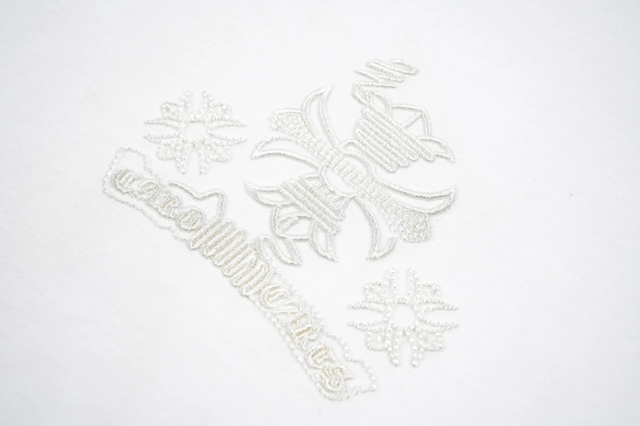 Chrome Hearts White Vase Chain Embroidered T-Shirt product photo from LabelPicks