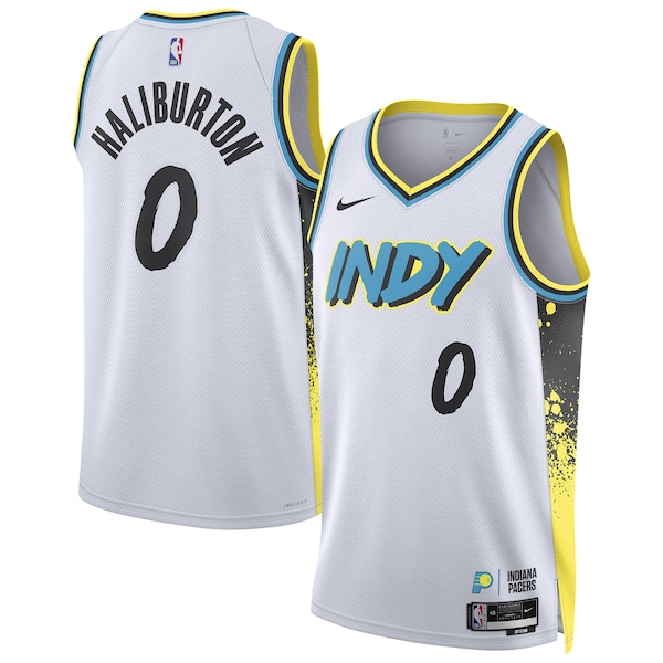 Tyrese Haliburton Indiana Pacers Nike Unisex 2024/25 Swingman Player Jersey - City Edition - White