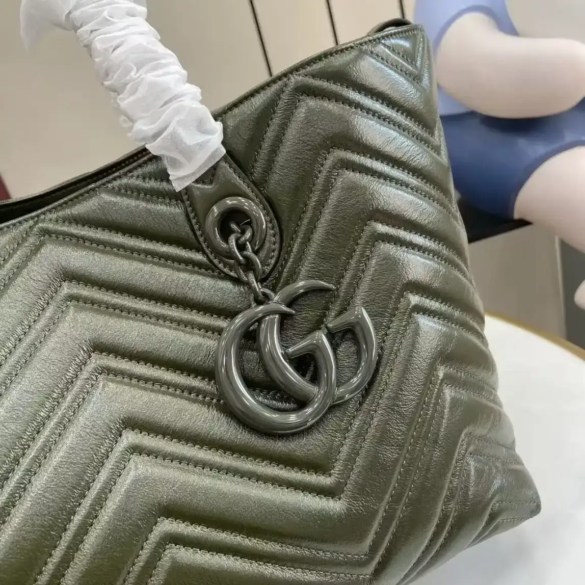 Gucci GG Supreme Canvas Marmont Tote Bag product photo from LabelPicks
