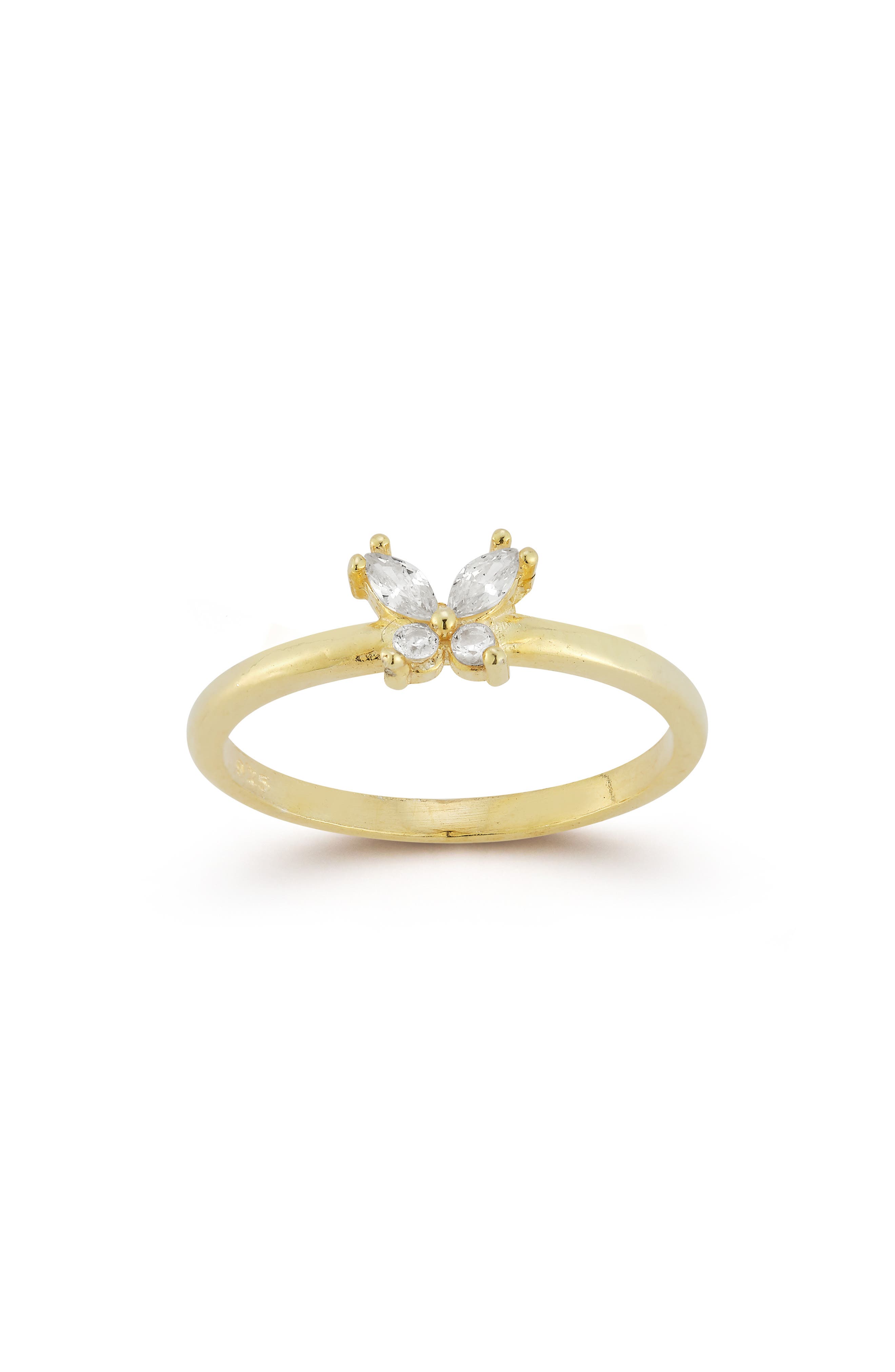 GLAZE JEWELRY Cubic Zirconia Butterfly Ring