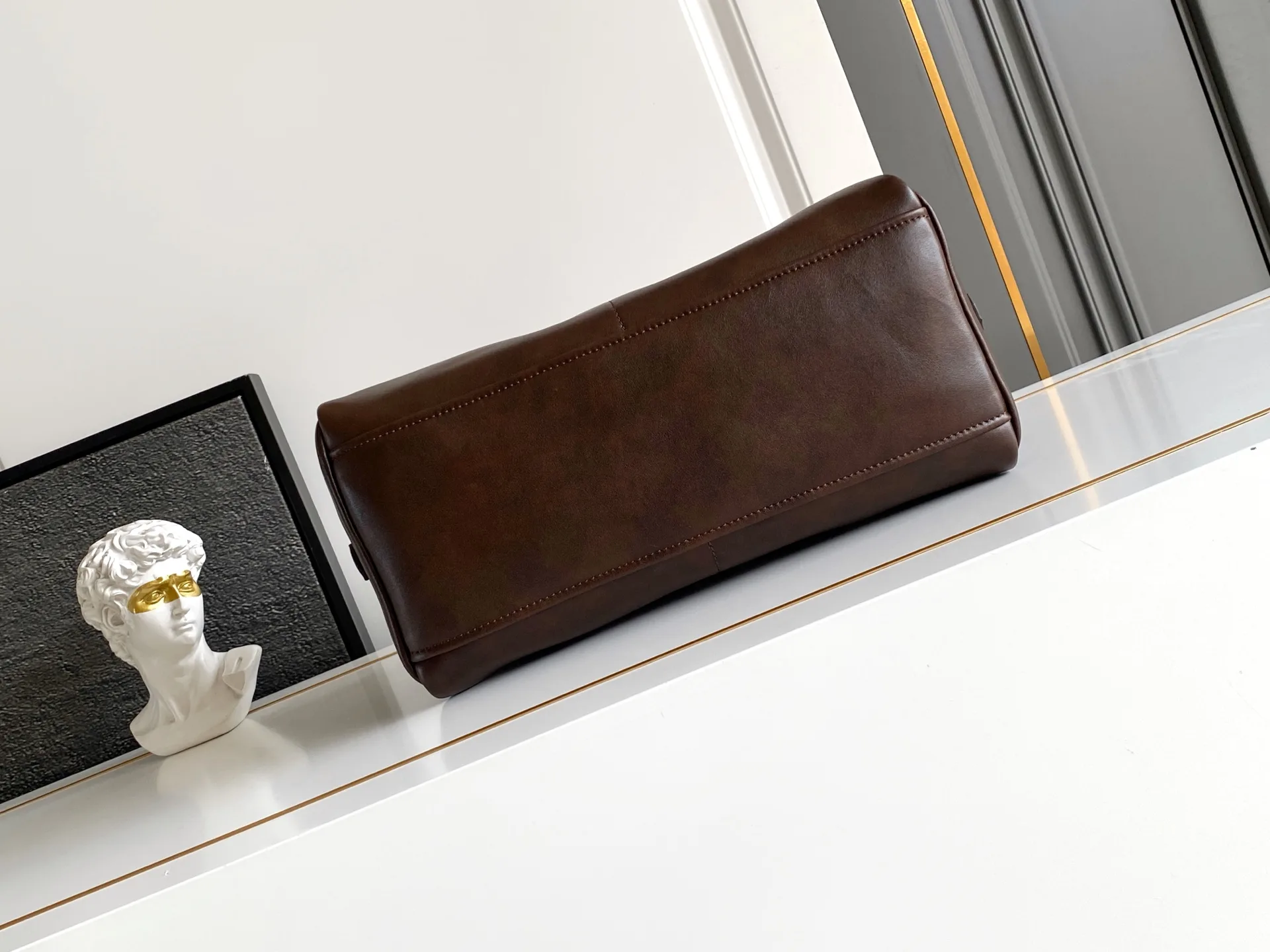 Prada Suede Leather Shoulder Bag product photo from LabelPicks