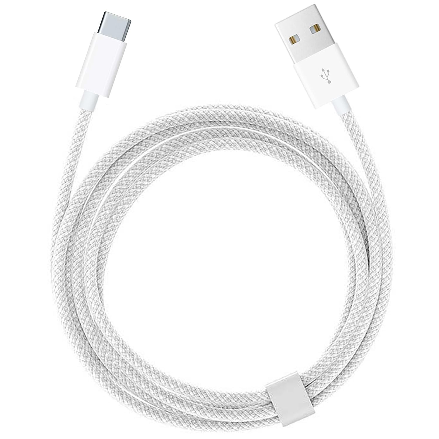 iPhone 18/17/17E/16/16E/15 USB A to USB C Woven Cable for iPhone Duo, 18 17 16 15 Pro Max, 15 Plus, iPad 10th Gen, iPad Pro 12.9/11, iPad Air 5th/4th Gen, Mini 6th Charger Cord, Car CarPlay Charging Cable
