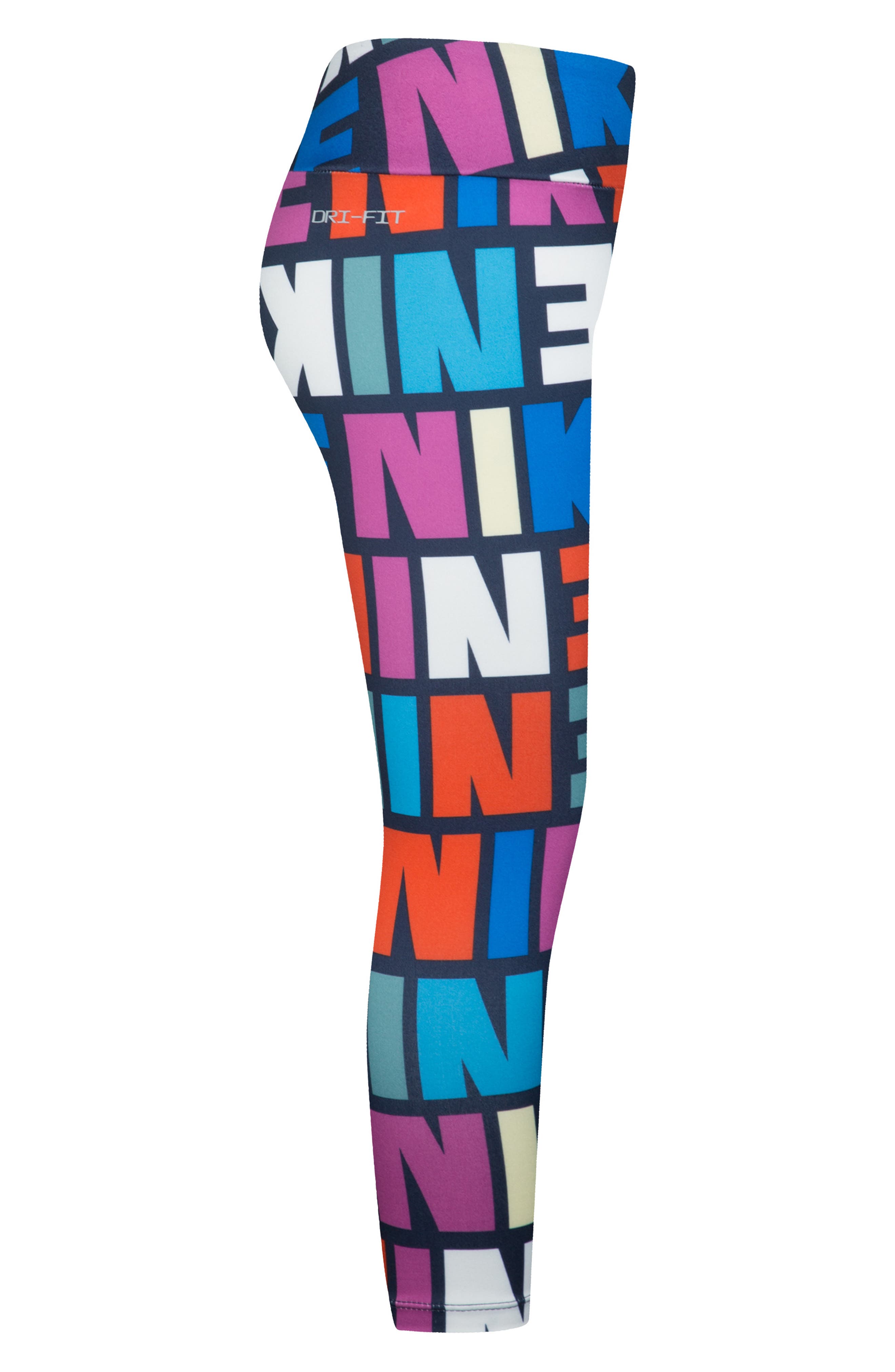 Nike Kids' Block Logo Print Leggings