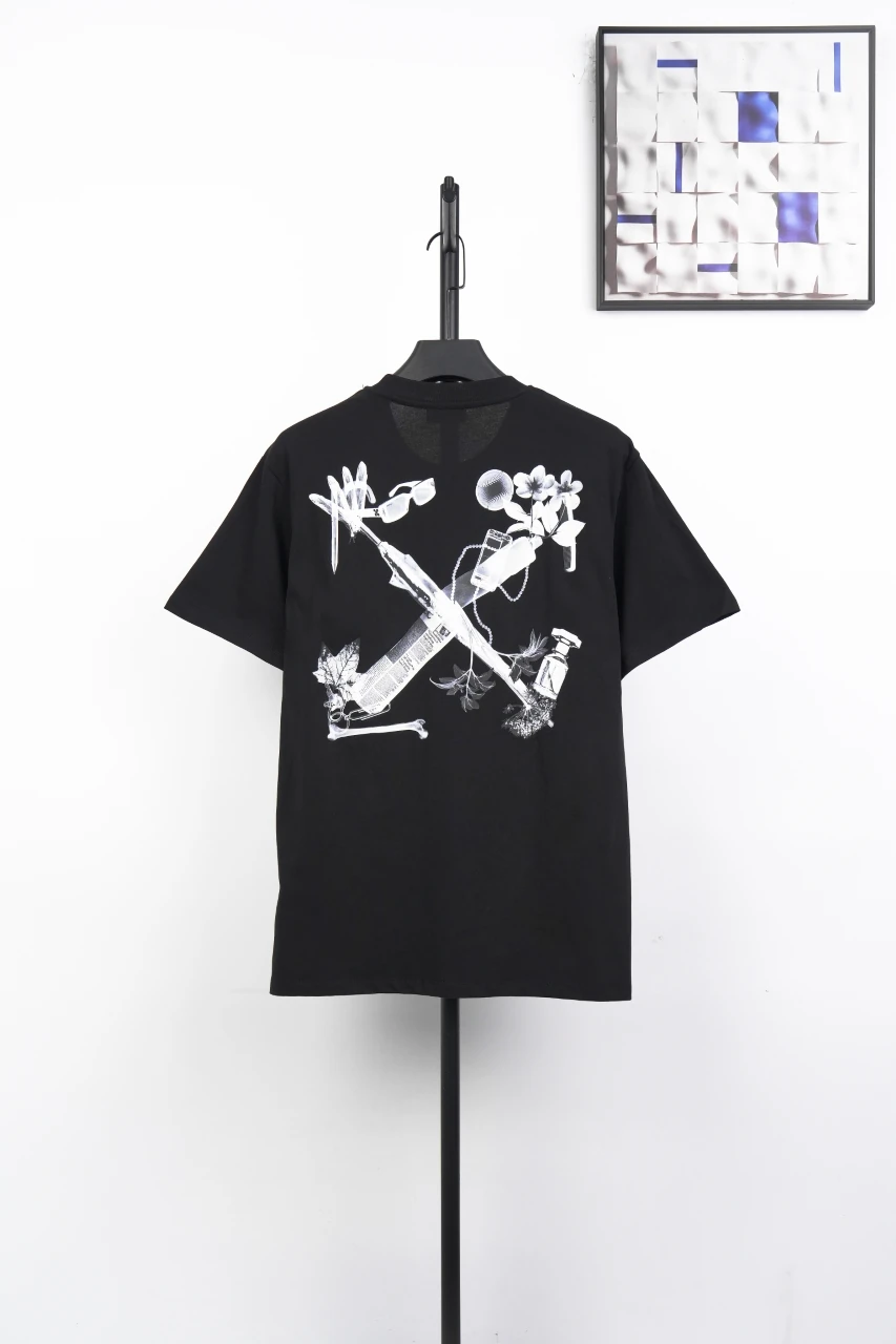 Off-White Black Headphone Arrow Graphic T-Shirt product photo from LabelPicks