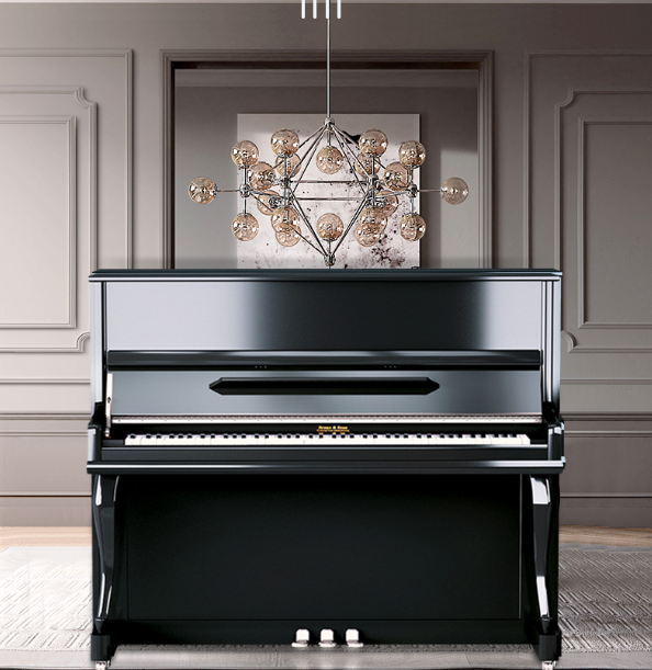German Quality Bruno UP122 Upright Piano for Adults