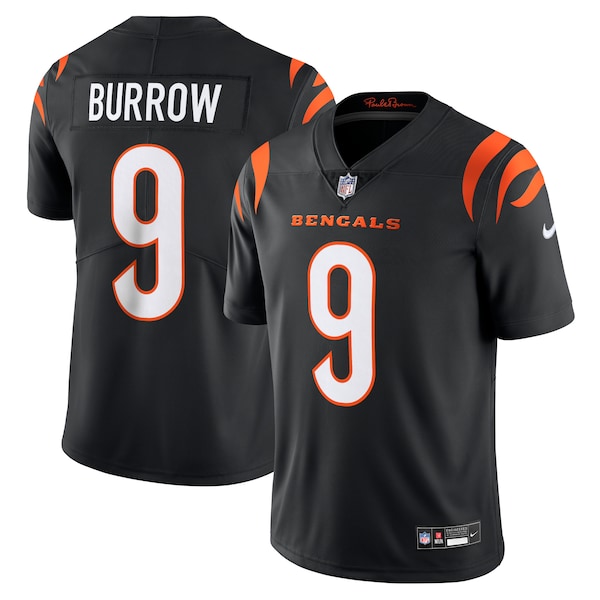 Joe Burrow Cincinnati Bengals Nike  Vapor Untouchable Limited Jersey - Black/White