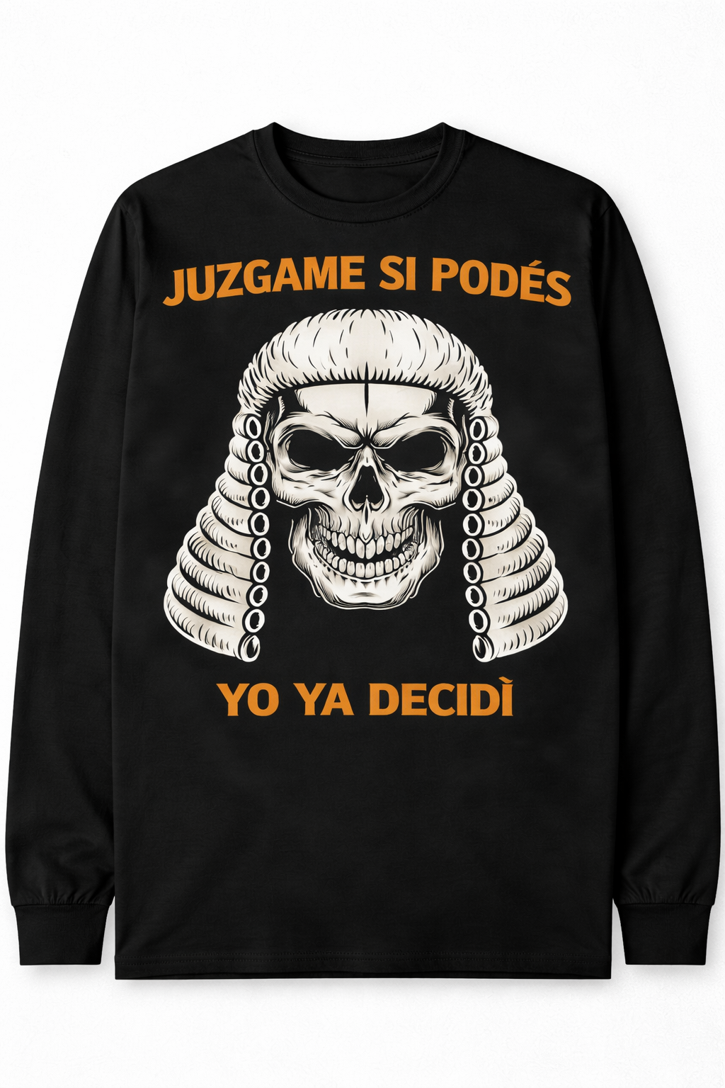 Remera Calavera Juez | Streetwear Dark Unisex