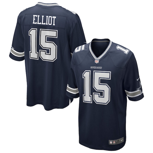 Ezekiel Elliott Dallas Cowboys Nike Team Game Jersey - Navy
