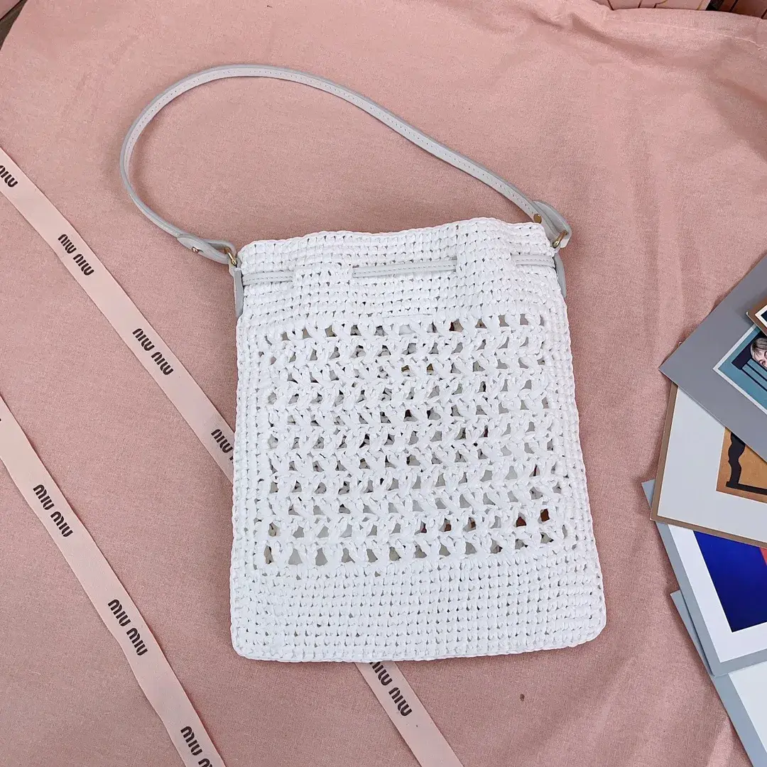 Miu Miu Woven Leather Bucket Bag product photo from LabelPicks