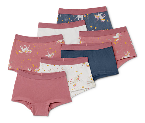7 Mädchen-Pantys