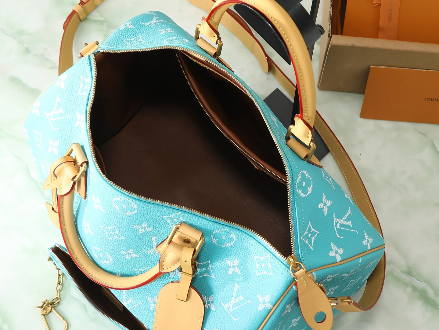 Louis Vuitton Brown Speedy Monogram Canvas Top Handle Bag product photo from LabelPicks