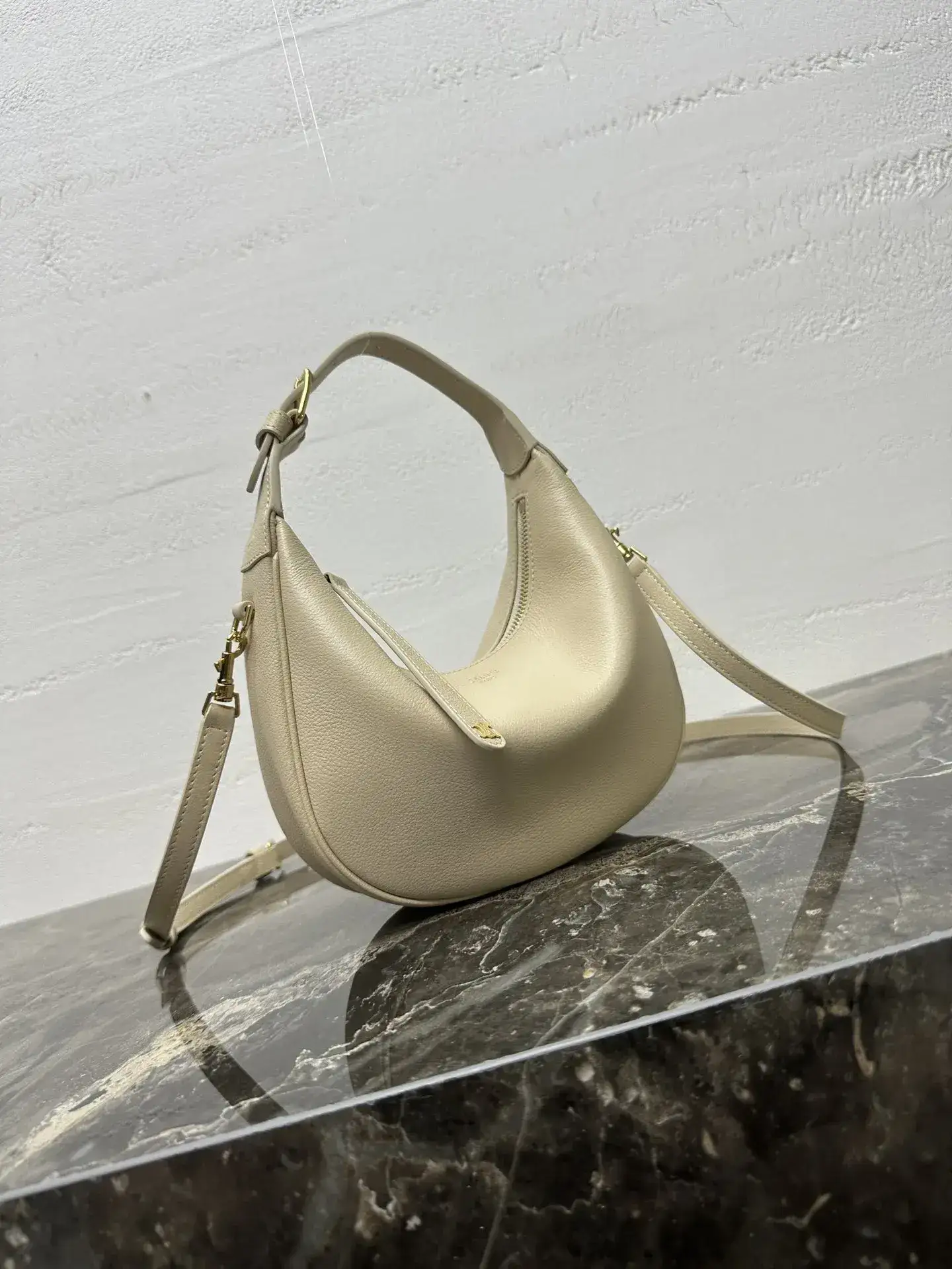 Celine Grained Leather Hobo Bag product photo from LabelPicks
