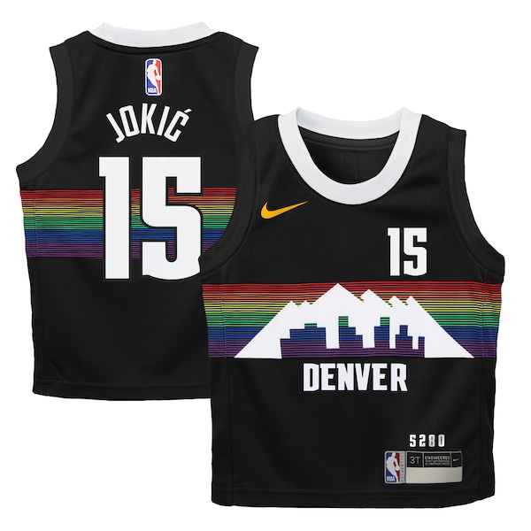 Nikola Jokić Denver Nuggets Nike Preschool 2025/26 City Edition Swingman Jersey - Black