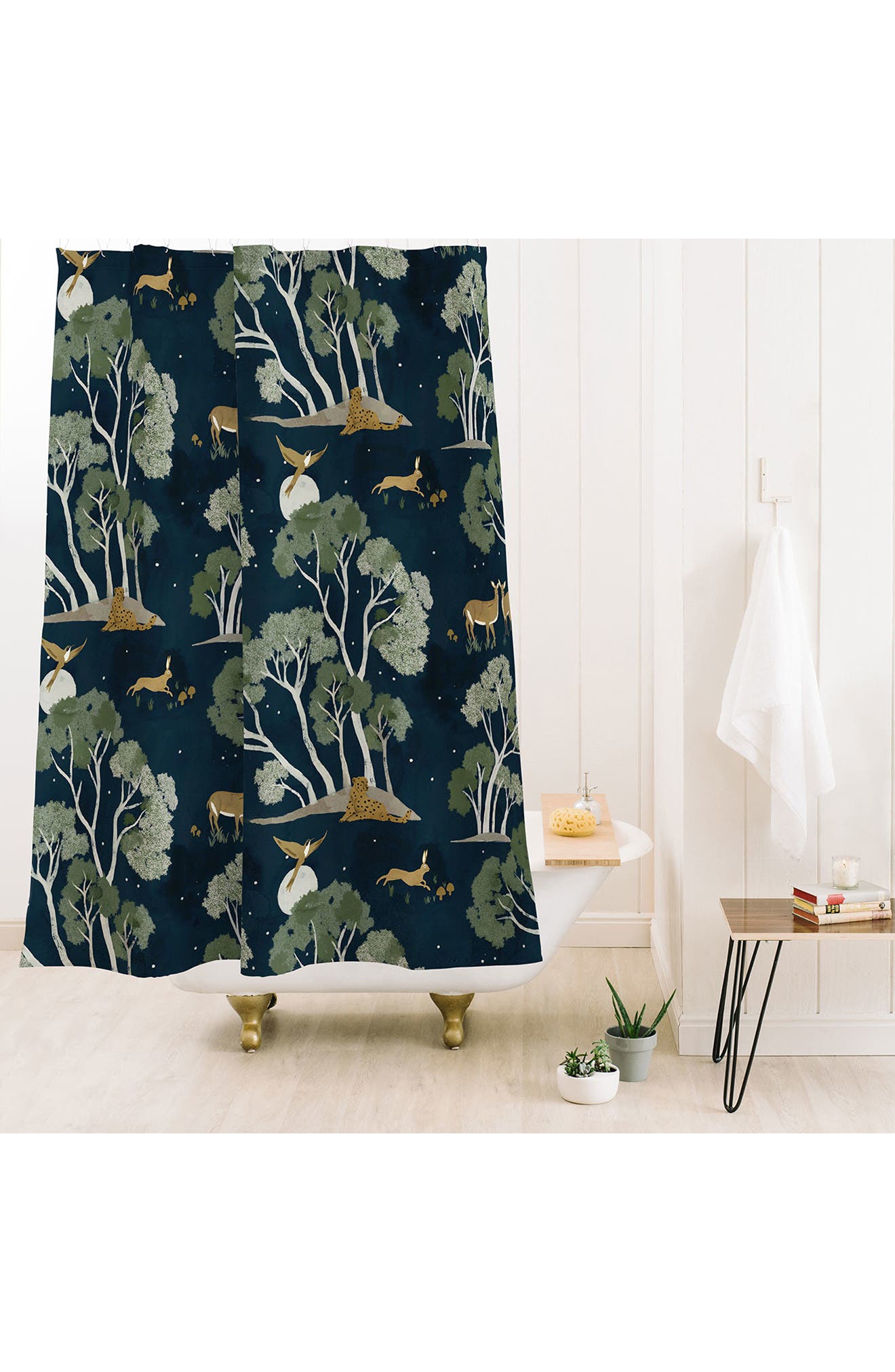 Deny Designs Full Moon Shower Curtain
