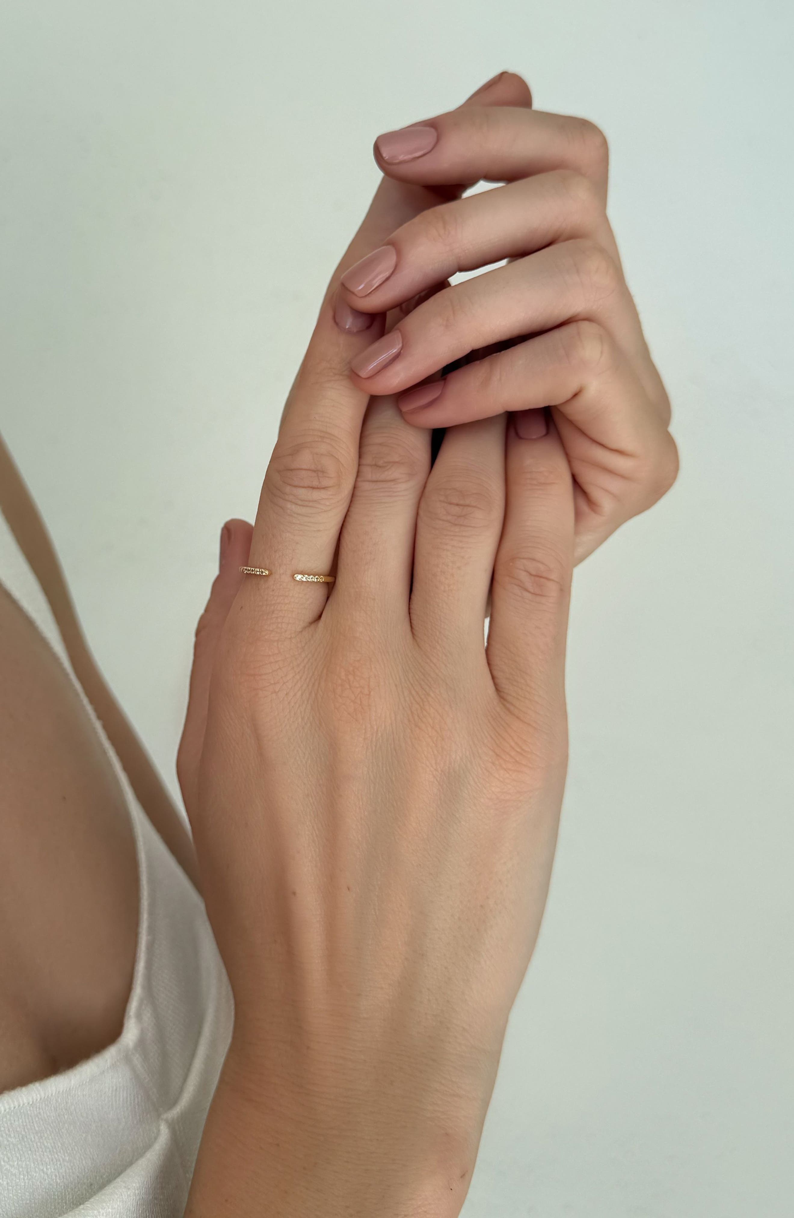 Adornia Cubic Zirconia Split Band Ring