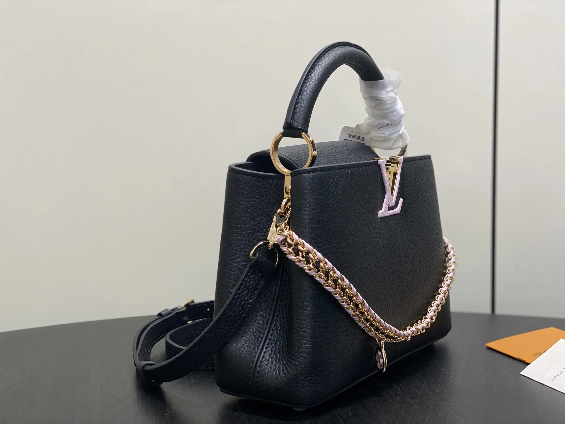 Louis Vuitton Black Capucines Top Handle Bag product photo from LabelPicks