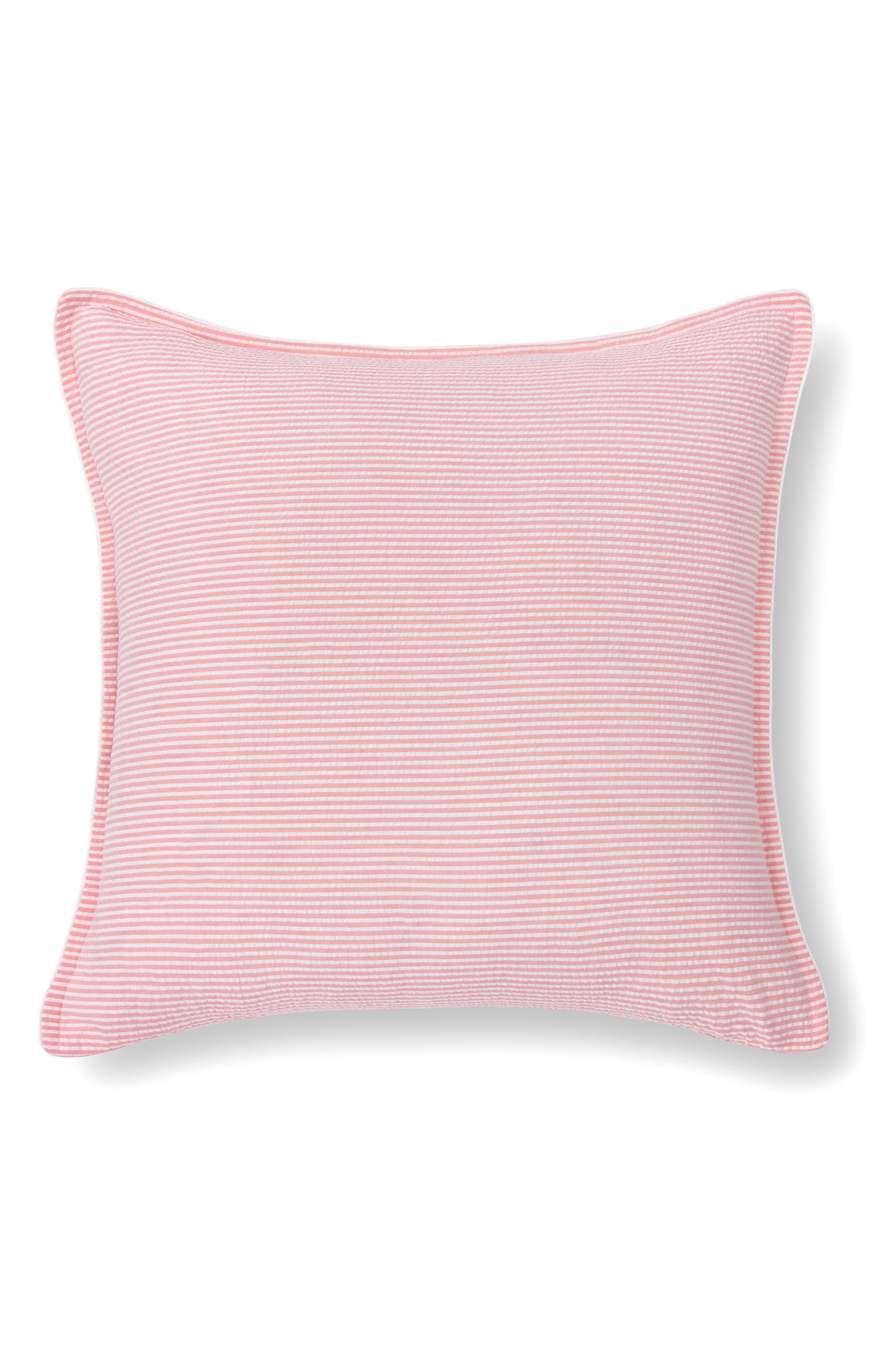 Kassatex Stripe Cotton Seersucker Accent Pillow