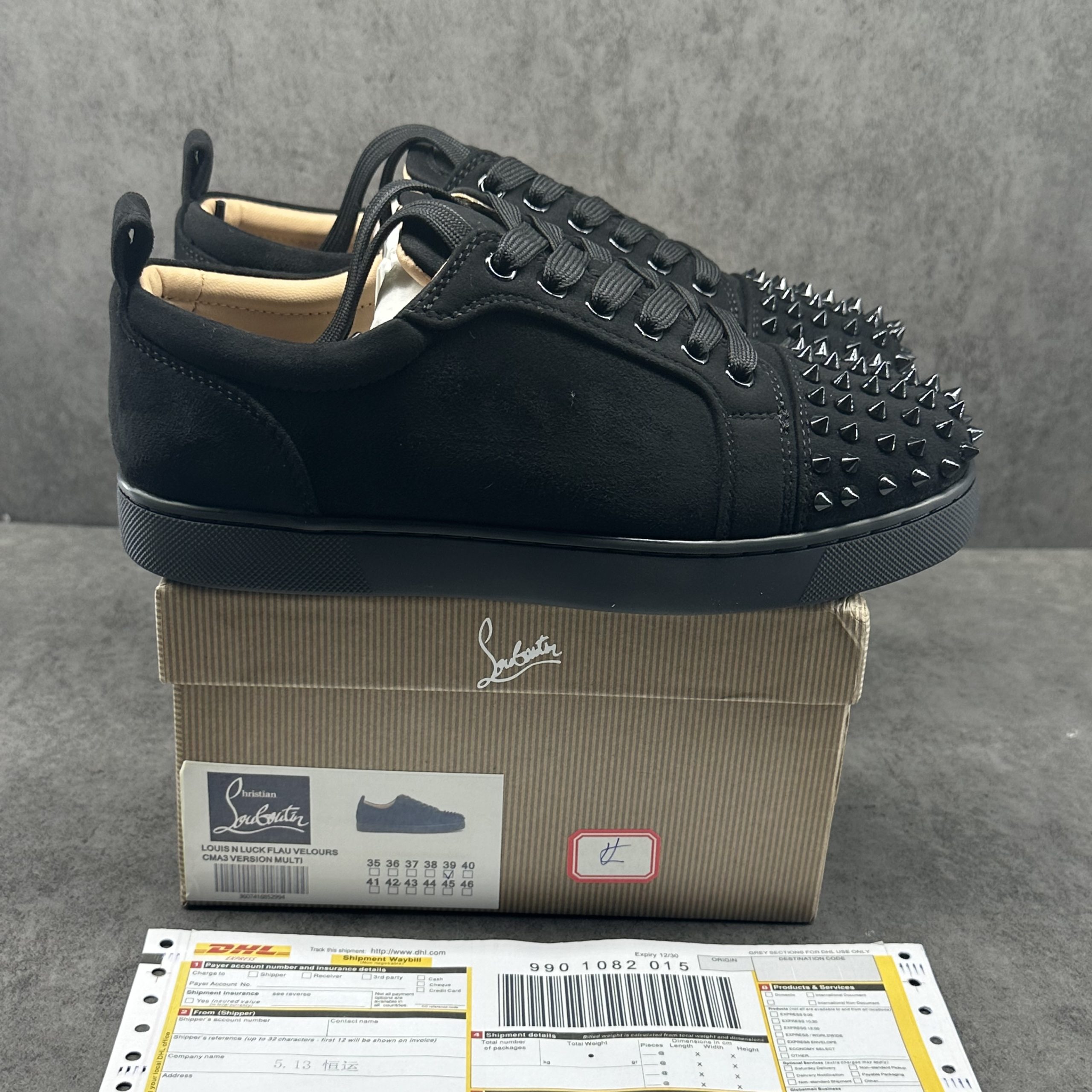 CHRISTIAN LOUBOUTIN LOUIS JUNIOR SPIKES