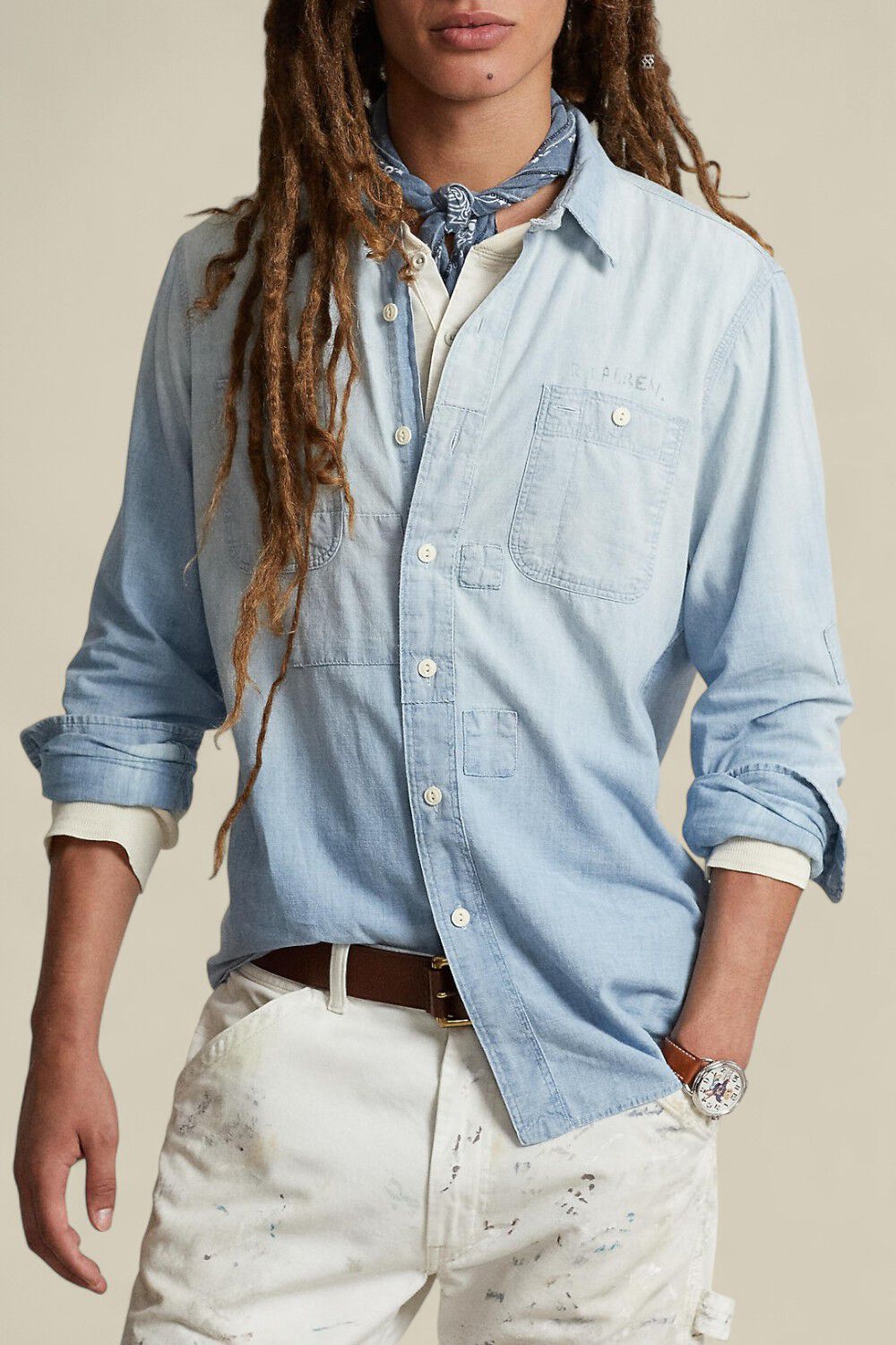 POLO RALPH LAUREN חולצת כפתורים ג'ינס