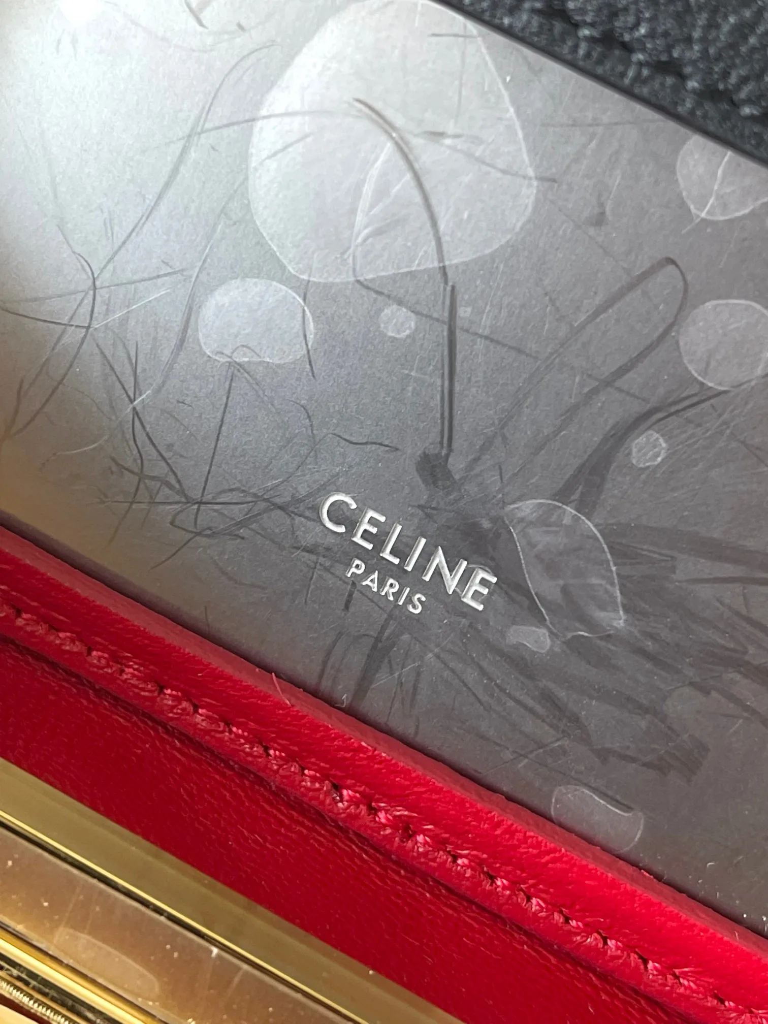 Celine Box Black Lambskin Top Handle Bag product photo from LabelPicks