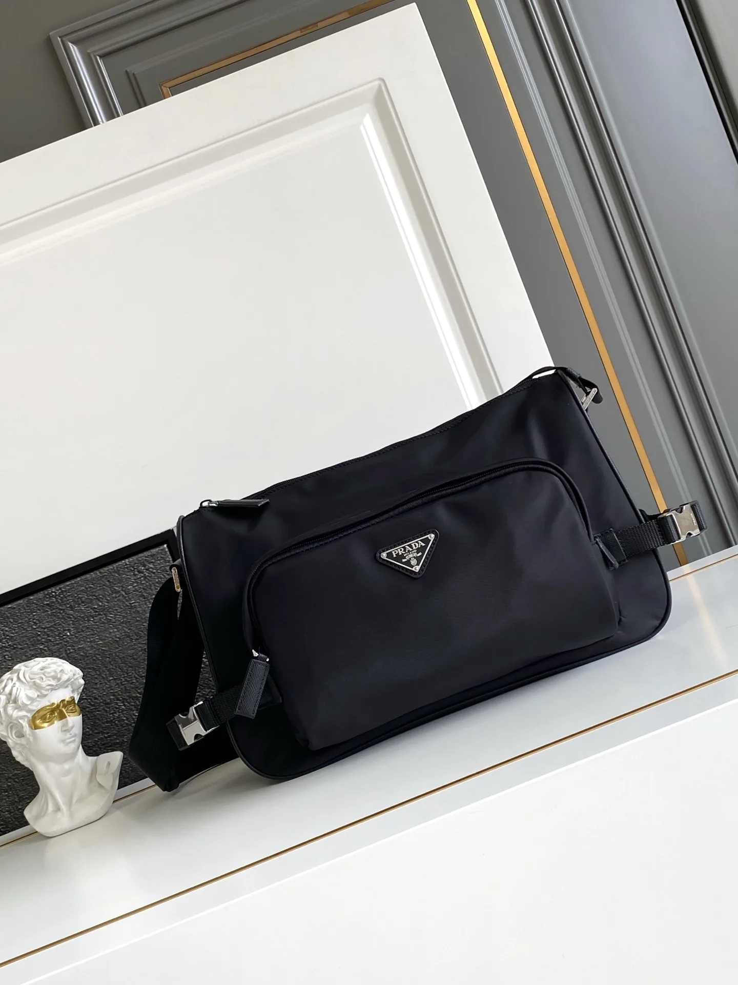 Prada Grained Leather Crossbody Bag product photo from LabelPicks