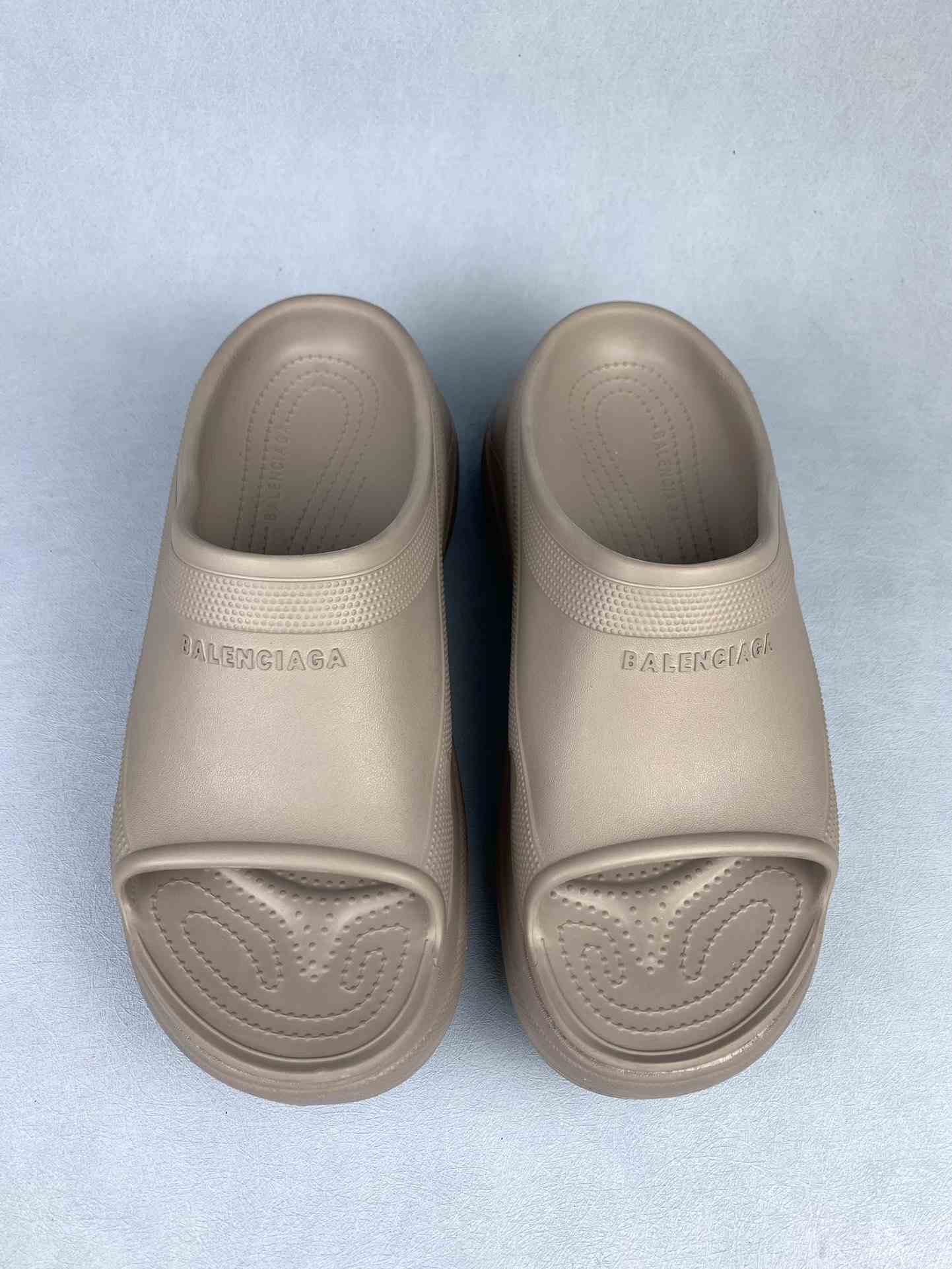 Balenciaga Pool Slide Sandal in Beige
