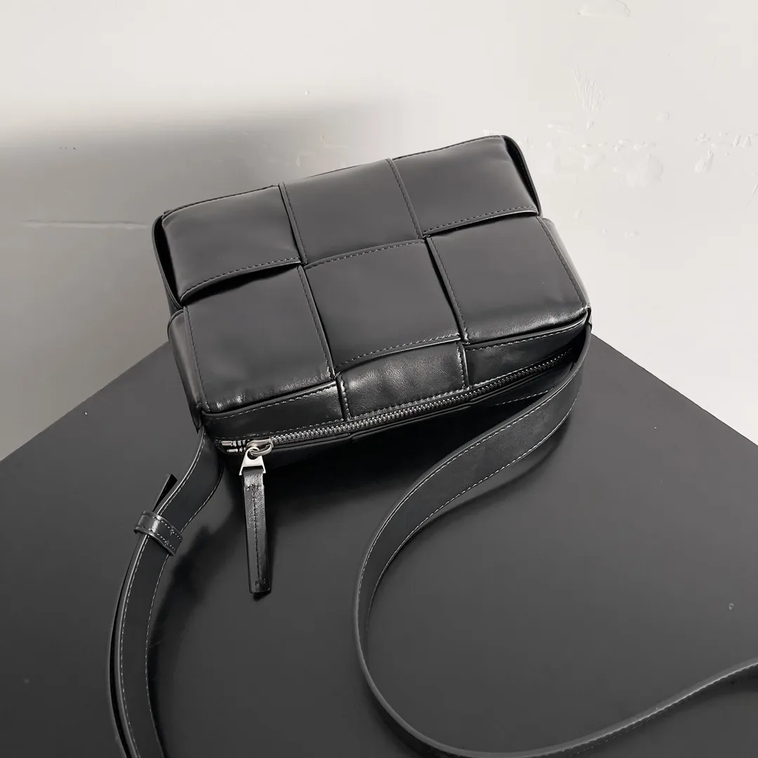 Bottega Veneta Cassette Intrecciato Woven Leather Crossbody Bag product photo from LabelPicks