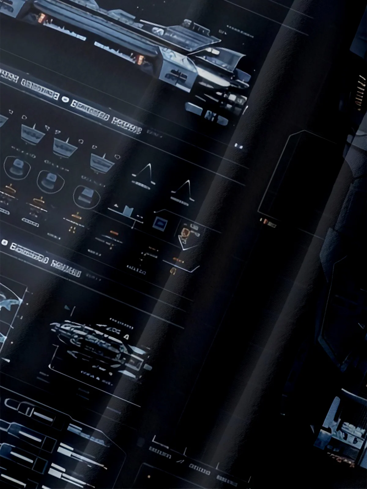 Moisture-wicking Technology Space Spaceship Chest Pocket Hawaiian Shirt