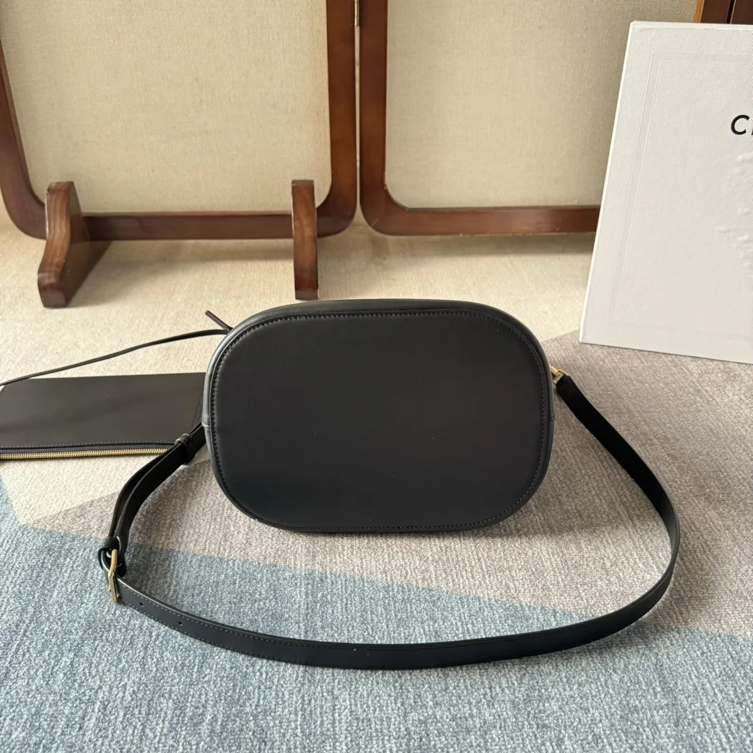 Celine Louise Black Calfskin Bucket Bag product photo from LabelPicks